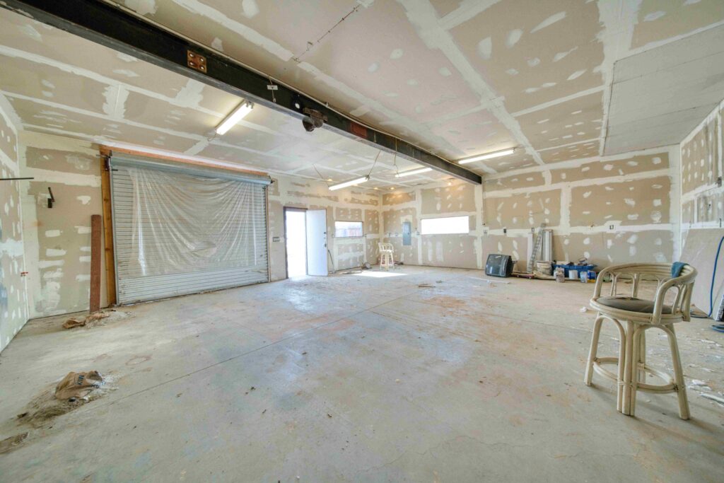 THP Construction team performing fire damage restoration in Everett, WA